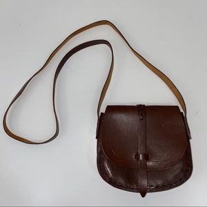 Leather Boho Crossbody Bag